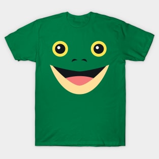 Cute Frog Face Easy Halloween Costume Gift T-Shirt